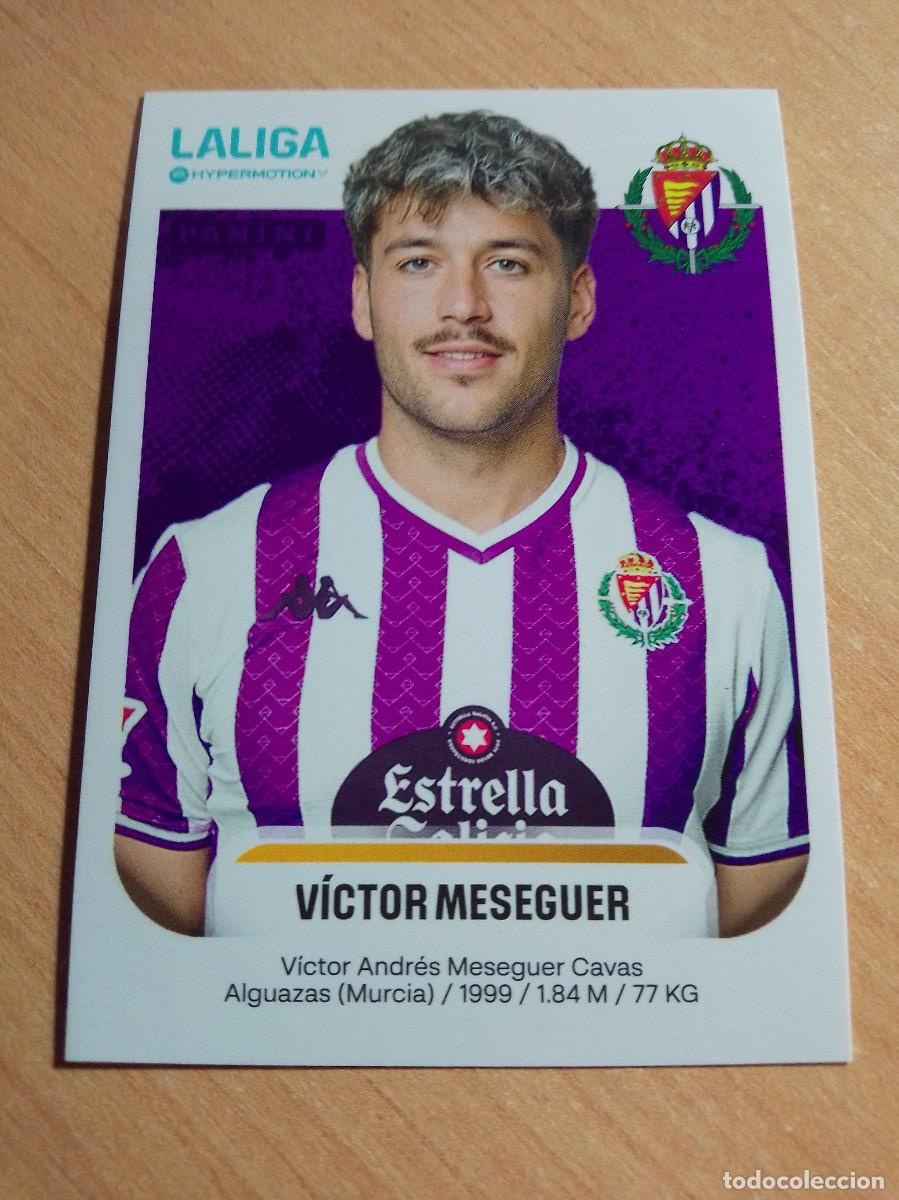 Cromos de F&uacute;tbol: 391 VICTOR MESEGUER DEL VALLADOLID A 2&ordf; DIVISION HYPERMOTION 25 26 PANINI 2025 2026 NUEVO