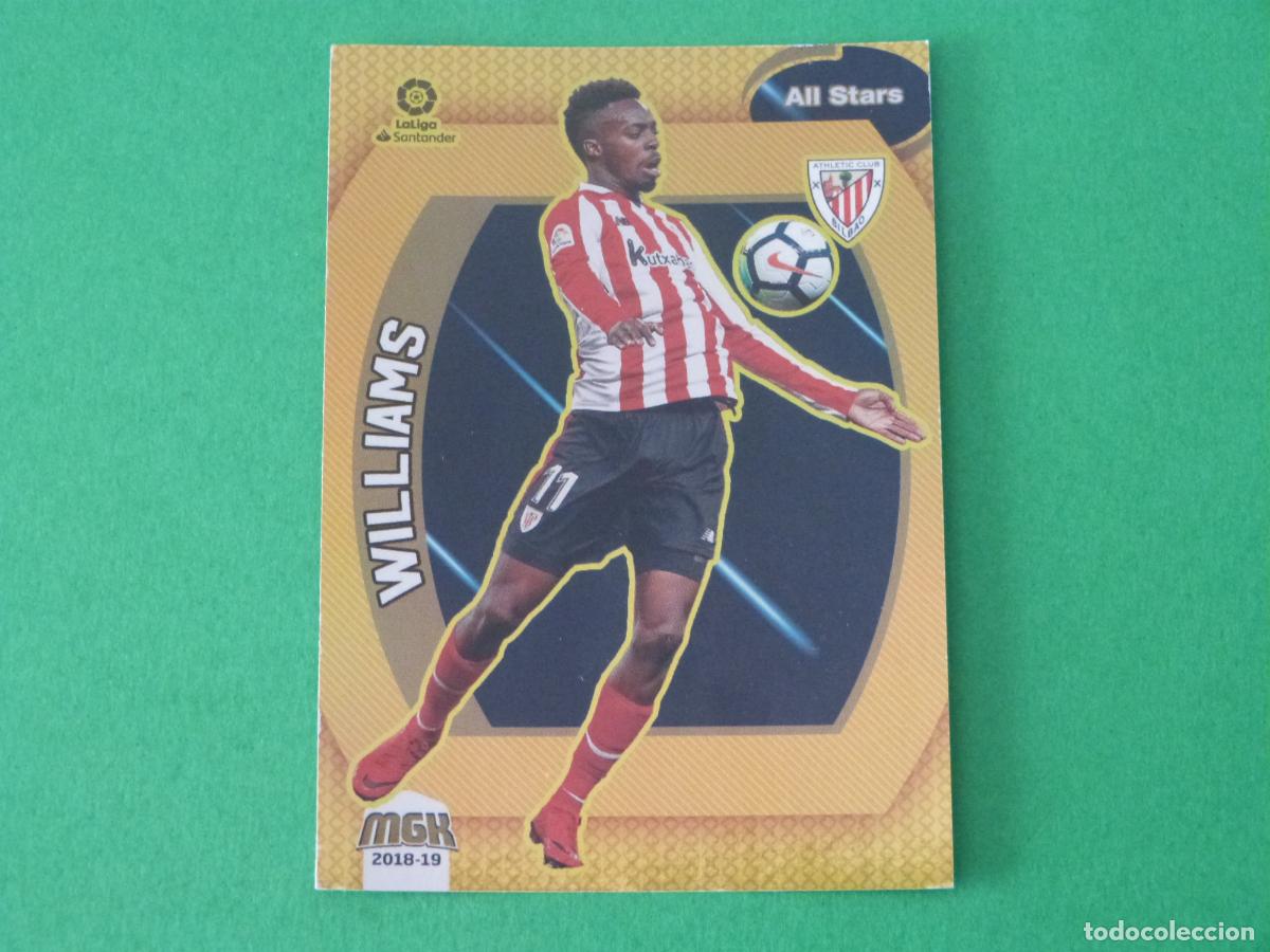 Cromos de F&uacute;tbol: TRADING CARD FUTBOL WILLIAMS ATH. BILBAO N&ordm; 52 LIGA MEGACRACKS 2018-2019/18-19 PANINI