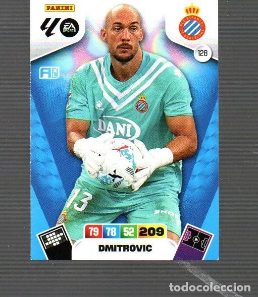 Cromos de F&uacute;tbol: CROMO DE XL ADRENALYN LA LIGA 2025 / 26 DEL REAL ESPA&Ntilde;OL DMITROVIC N&ordm; 128