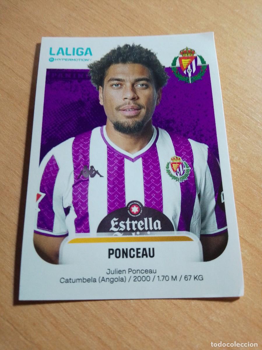 Cromos de F&uacute;tbol: 395 B PONCEAU DEL VALLADOLID A 2&ordf; DIVISION HYPERMOTION 25 26 PANINI 2025 2026 NUEVO