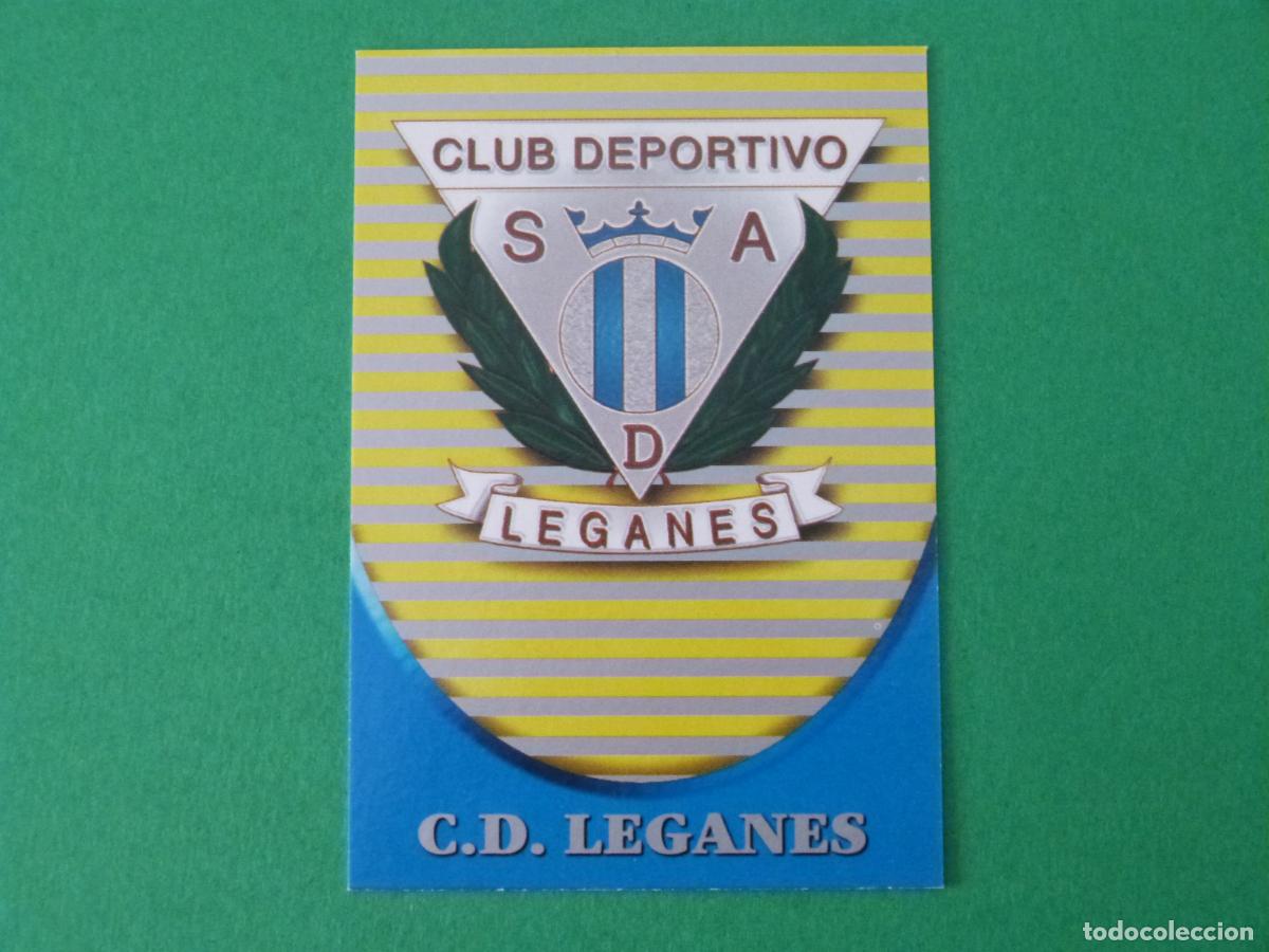 Cromos de F&uacute;tbol: TRADING CARD FUTBOL ESCUDO C.D. LEGANES N&ordm; 568 FICHAS LIGA MUNDICROMO 2002-2003/02-03