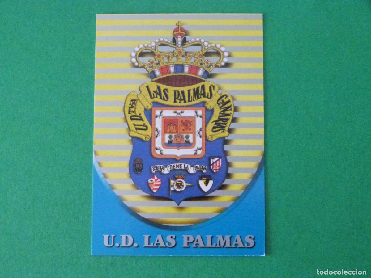 Cromos de F&uacute;tbol: TRADING CARD FUTBOL ESCUDO U.D. LAS PALMAS N&ordm; 553 FICHAS LIGA MUNDICROMO 2002-2003/02-03