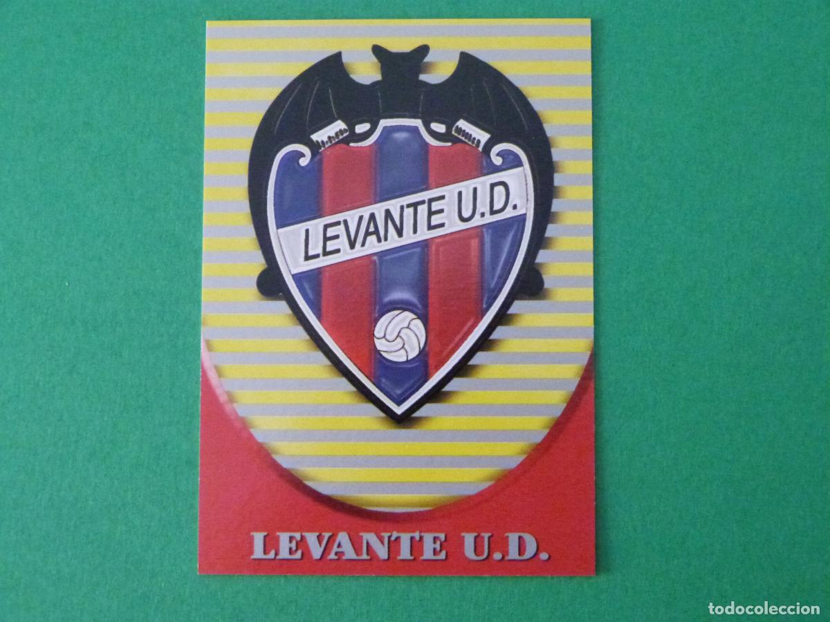 Cromos de F&uacute;tbol: TRADING CARD FUTBOL ESCUDO LEVANTE U.D. N&ordm; 570 FICHAS LIGA MUNDICROMO 2002-2003/02-03