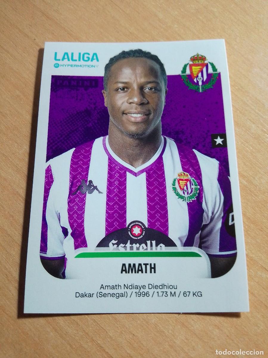 Cromos de F&uacute;tbol: 396 AMATH DEL VALLADOLID A 2&ordf; DIVISION HYPERMOTION 25 26 PANINI 2025 2026 NUEVO