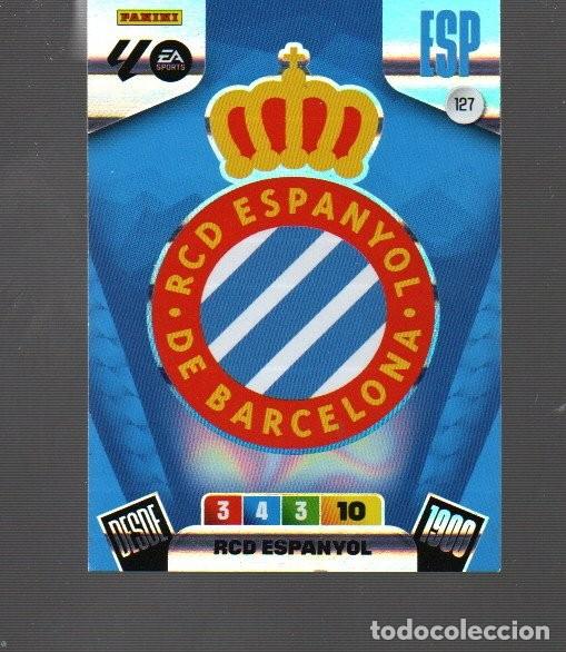 Cromos de F&uacute;tbol: CROMO DE XL ADRENALYN LA LIGA 2025 / 26 DEL REAL ESPA&Ntilde;OL ESCUDO N&ordm; 127