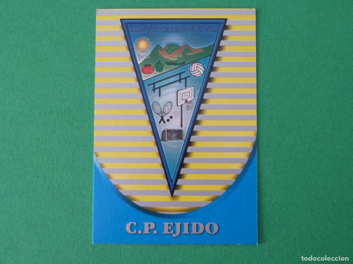 Cromos de F&uacute;tbol: TRADING CARD FUTBOL ESCUDO C.P. EJIDO N&ordm; 569 FICHAS LIGA MUNDICROMO 2002-2003/02-03