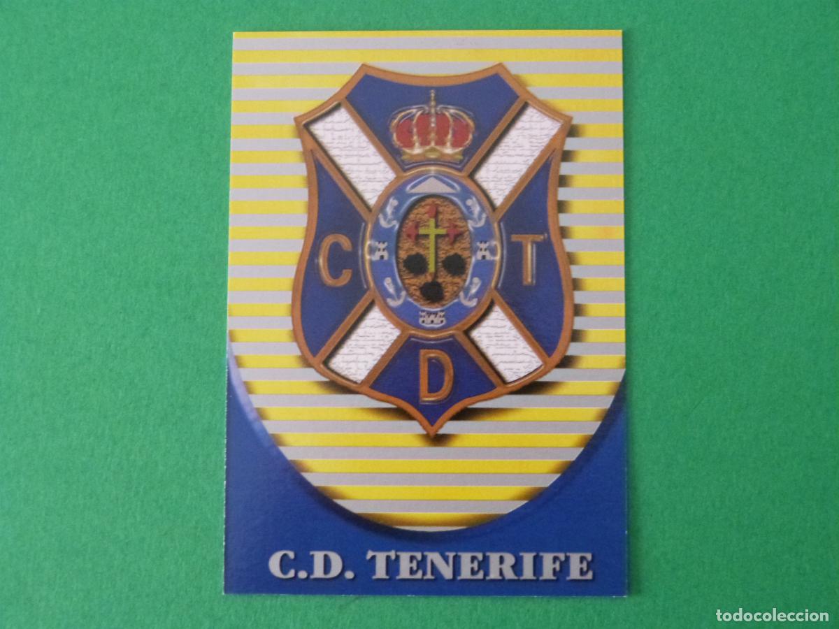 Cromos de F&uacute;tbol: TRADING CARD FUTBOL ESCUDO C.D. TENERIFE N&ordm; 554 FICHAS LIGA MUNDICROMO 2002-2003/02-03