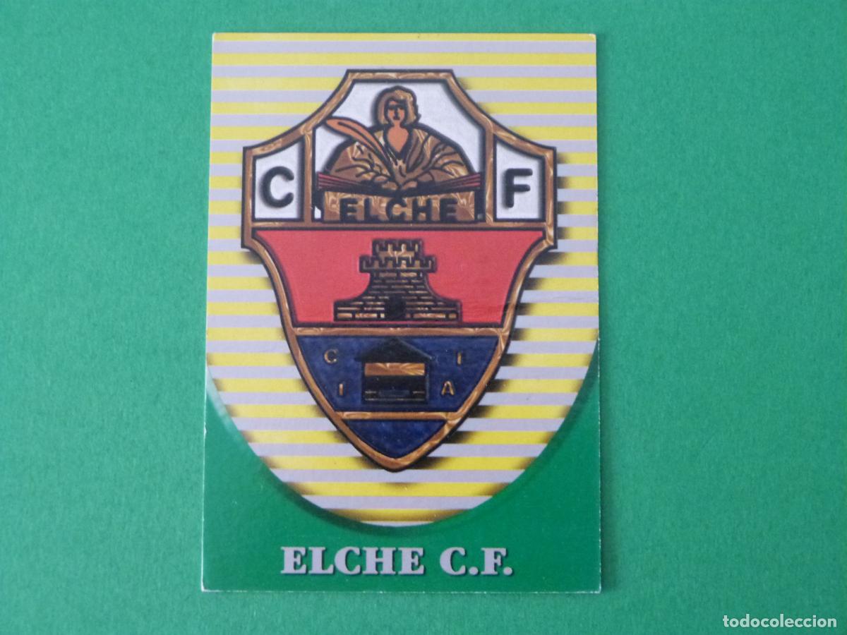 Cromos de F&uacute;tbol: TRADING CARD FUTBOL ESCUDO ELCHE C.F. N&ordm; 557 FICHAS LIGA MUNDICROMO 2002-2003/02-03