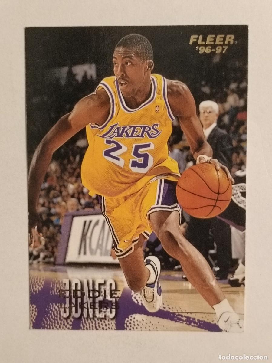 Cromos de F&uacute;tbol: #55 EDDIE JONES (LOS ANGELES LAKERS) CARDS NBA 96/97 FLEER