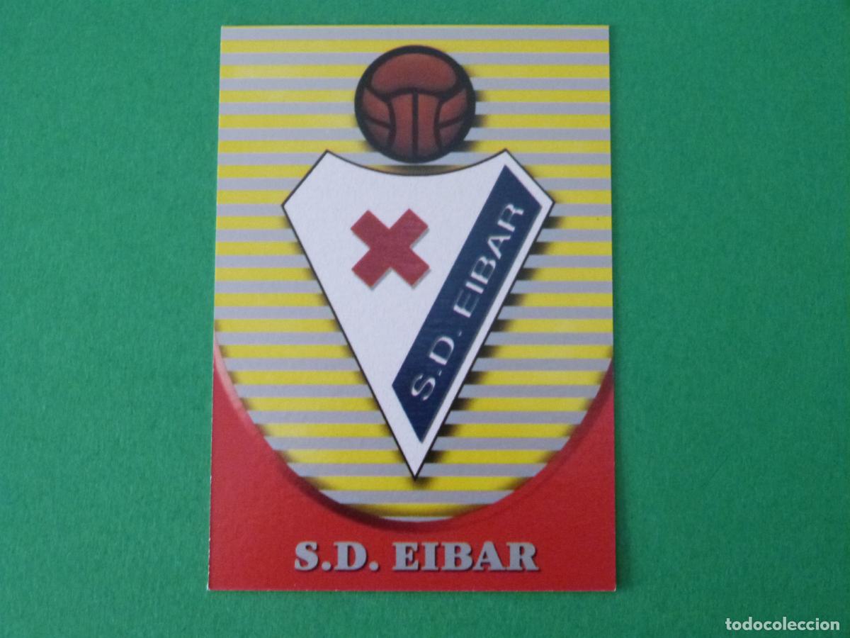 Cromos de F&uacute;tbol: TRADING CARD FUTBOL ESCUDO S.D. EIBAR N&ordm; 560 FICHAS LIGA MUNDICROMO 2002-2003/02-03