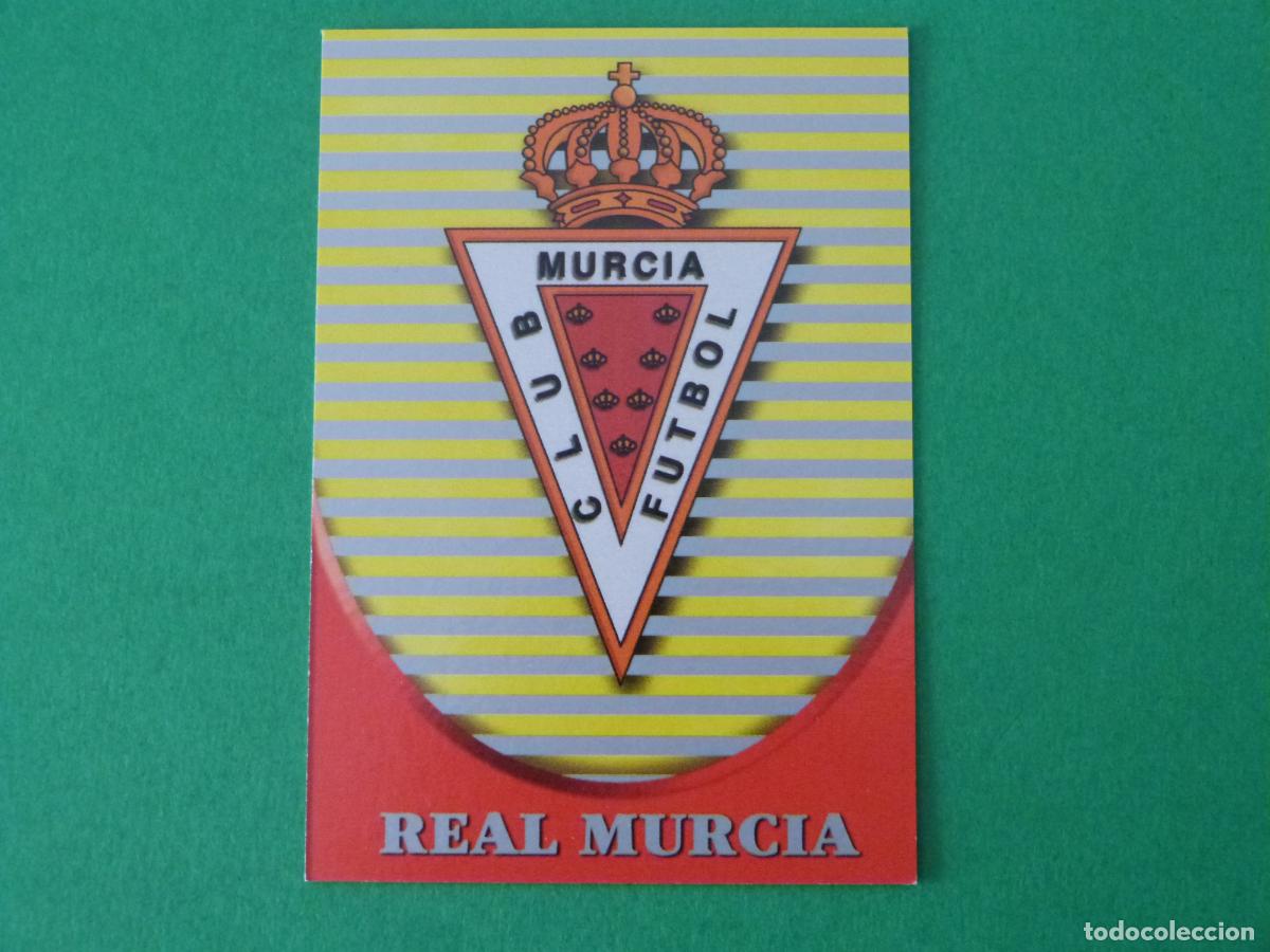 Cromos de F&uacute;tbol: TRADING CARD FUTBOL ESCUDO REAL MURCIA C.F. N&ordm; 566 FICHAS LIGA MUNDICROMO 2002-2003/02-03