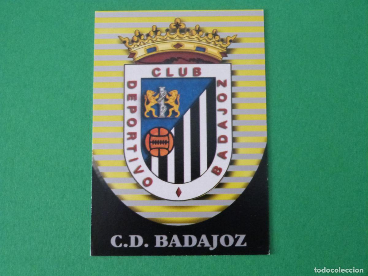 Cromos de F&uacute;tbol: TRADING CARD FUTBOL ESCUDO C.D. BADAJOZ N&ordm; 565 FICHAS LIGA MUNDICROMO 2002-2003/02-03