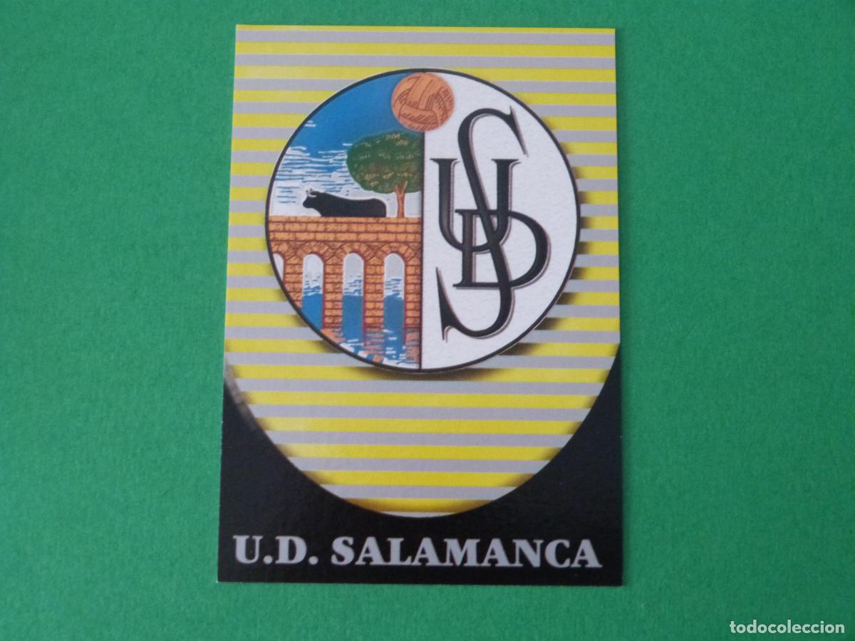 Cromos de F&uacute;tbol: TRADING CARD FUTBOL ESCUDO U.D. SALAMANCA N&ordm; 563 FICHAS LIGA MUNDICROMO 2002-2003/02-03