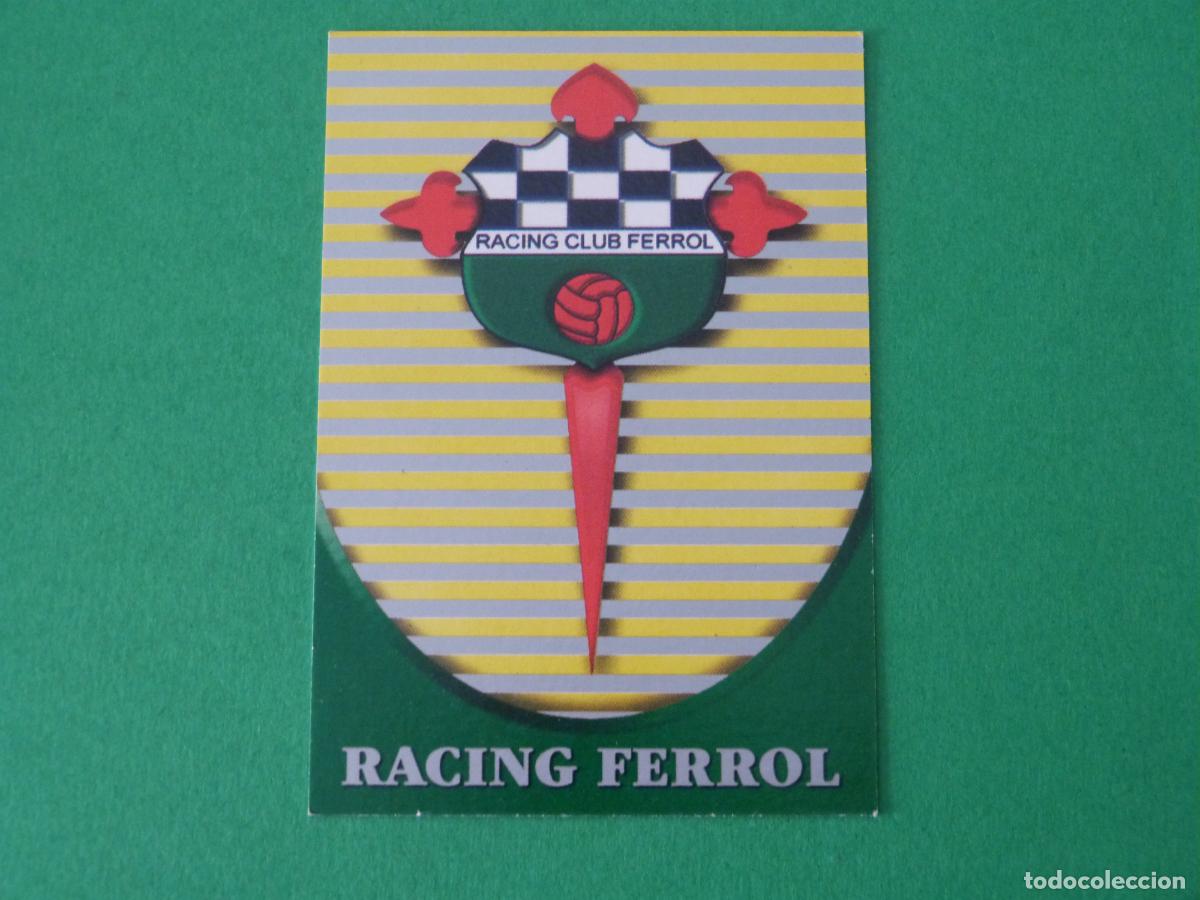 Cromos de F&uacute;tbol: TRADING CARD FUTBOL ESCUDO RACING FERROL N&ordm; 562 FICHAS LIGA MUNDICROMO 2002-2003/02-03