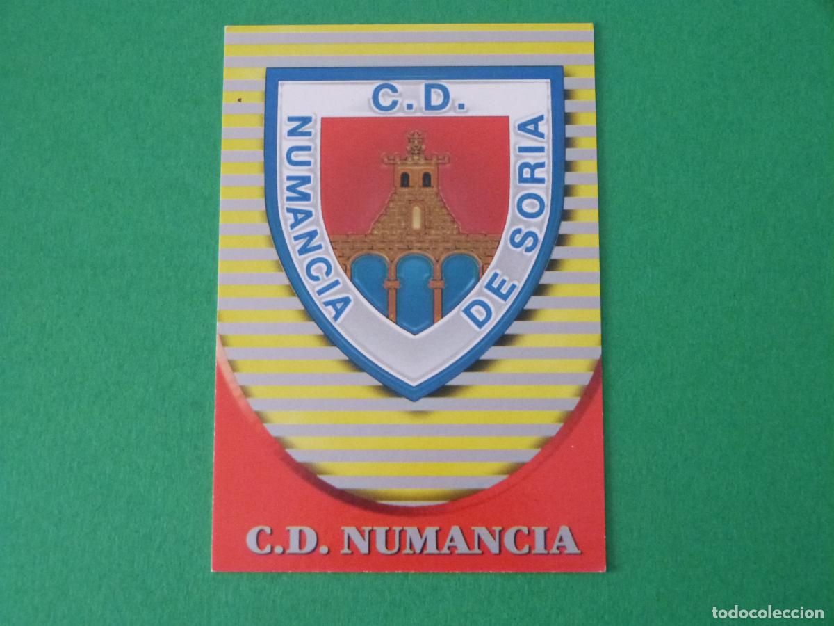 Cromos de F&uacute;tbol: TRADING CARD FUTBOL ESCUDO C.D. NUMANCIA N&ordm; 567 FICHAS LIGA MUNDICROMO 2002-2003/02-03