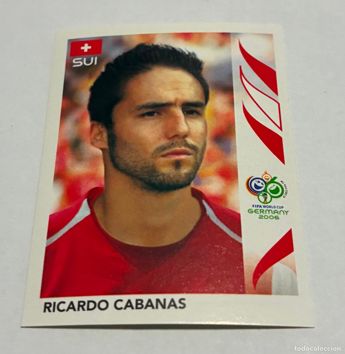 Cromos de F&uacute;tbol: CROMO FUTBOL MUNDIAL 2006 ALEMANIA, PANINI, Numero 482, RICARDO CABANAS, suiza