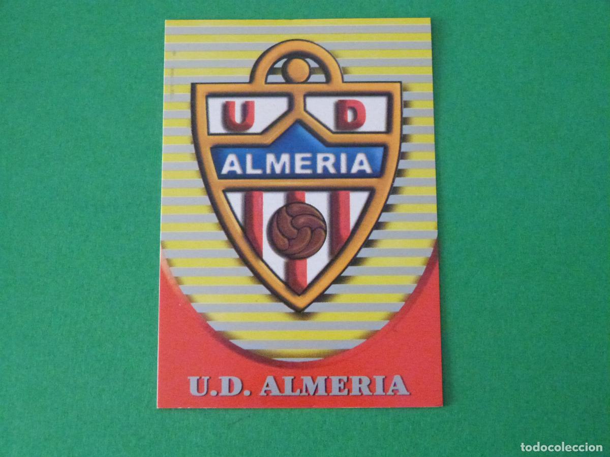 Cromos de F&uacute;tbol: TRADING CARD FUTBOL ESCUDO U.D. ALMERIA N&ordm; 574 FICHAS LIGA MUNDICROMO 2002-2003/02-03