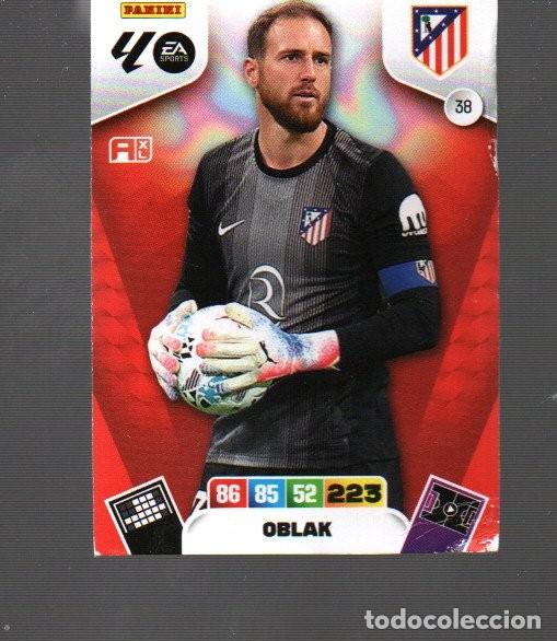 Cromos de F&uacute;tbol: CROMO DE XL ADRENALYN LA LIGA 2025 / 26 DEL ATL&Eacute;TICO DE MADRID OBLAK N&ordm; 38