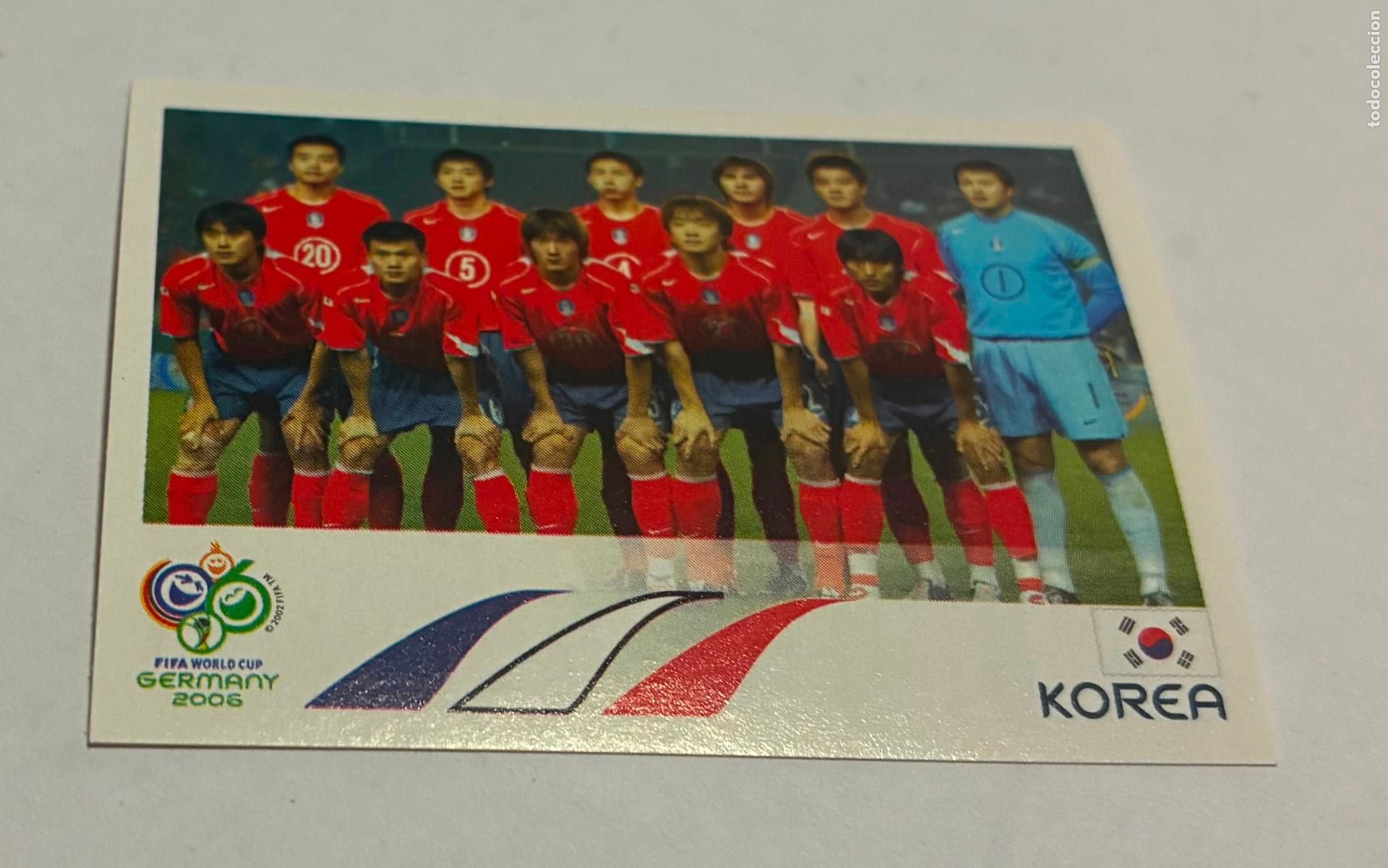 Cromos de F&uacute;tbol: CROMO FUTBOL MUNDIAL ALEMANIA 2006 , PANINI, Numero 492, ALINEACION KOREA SUR