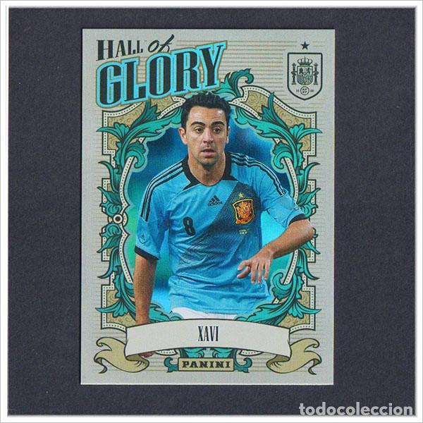 Cromos de F&uacute;tbol: TRIBUTO SELECCI&Oacute;N ESPA&Ntilde;OLA 2010 2026 PANINI XAVI HERNANDEZ HG22 HALL OF GLORY ESPA&Ntilde;A LIGA MUNDIAL