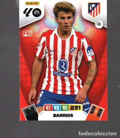 Cromos de F&uacute;tbol: CROMO DE XL ADRENALYN LA LIGA 2025 / 26 DEL ATL&Eacute;TICO DE MADRID BARRIOSI N&ordm; 46