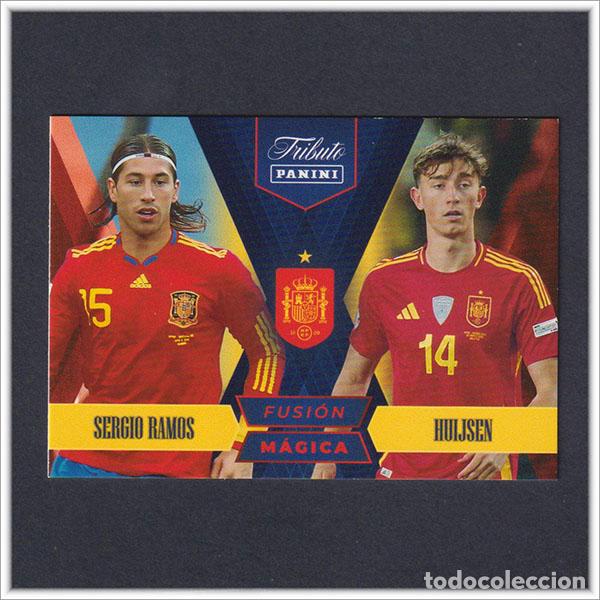 Cromos de F&uacute;tbol: TRIBUTO SELECCI&Oacute;N ESPA&Ntilde;OLA 2010 2026 PANINI SERGIO RAMOS HUIJSEN 83 ESPA&Ntilde;A COLECCI&Oacute;N LIGA MUNDIAL