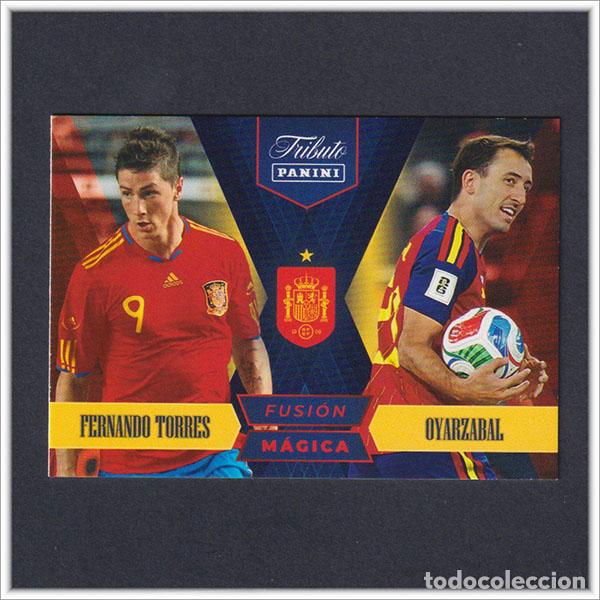 Cromos de F&uacute;tbol: TRIBUTO SELECCI&Oacute;N ESPA&Ntilde;OLA 2010 2026 PANINI FERNANDO TORRES OYARZABAL 87 ESPA&Ntilde;A ALBUM LIGA MUNDIAL
