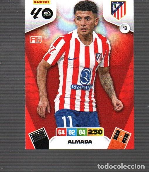 Figurine di Calcio: CROMO DE XL ADRENALYN LA LIGA 2025 / 26 DEL ATL&Eacute;TICO DE MADRID ALMADA N&ordm; 49