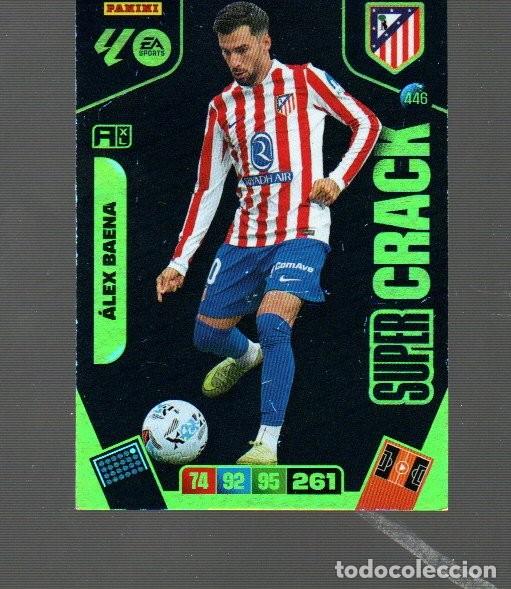Cromos de F&uacute;tbol: CROMO DE XL ADRENALYN LA LIGA 2025 / 26 DEL ATL&Eacute;TICO DE MADRID SUPER CRACK &Aacute;LEX BAENA N&ordm; 446