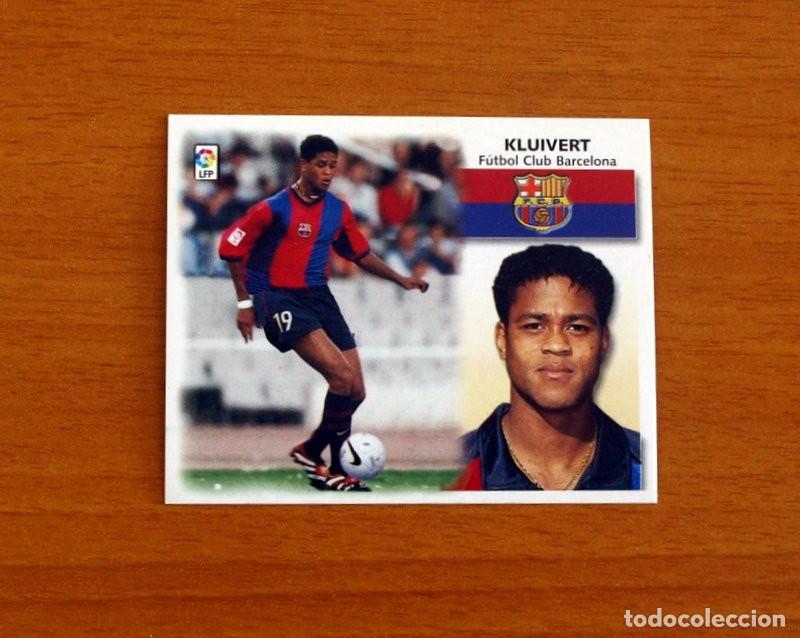 Cromos de F&uacute;tbol: F&uacute;tbol Club Barcelona - Kluivert - Ediciones Este Liga 1999-2000, 99-00 - Nunca Pegado