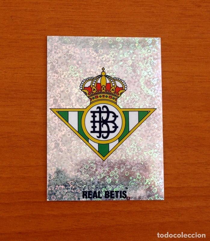 Cromos de F&uacute;tbol: Real Betis - Escudo - Editorial Panini 1995-1996, 95-96 - Nunca pegado