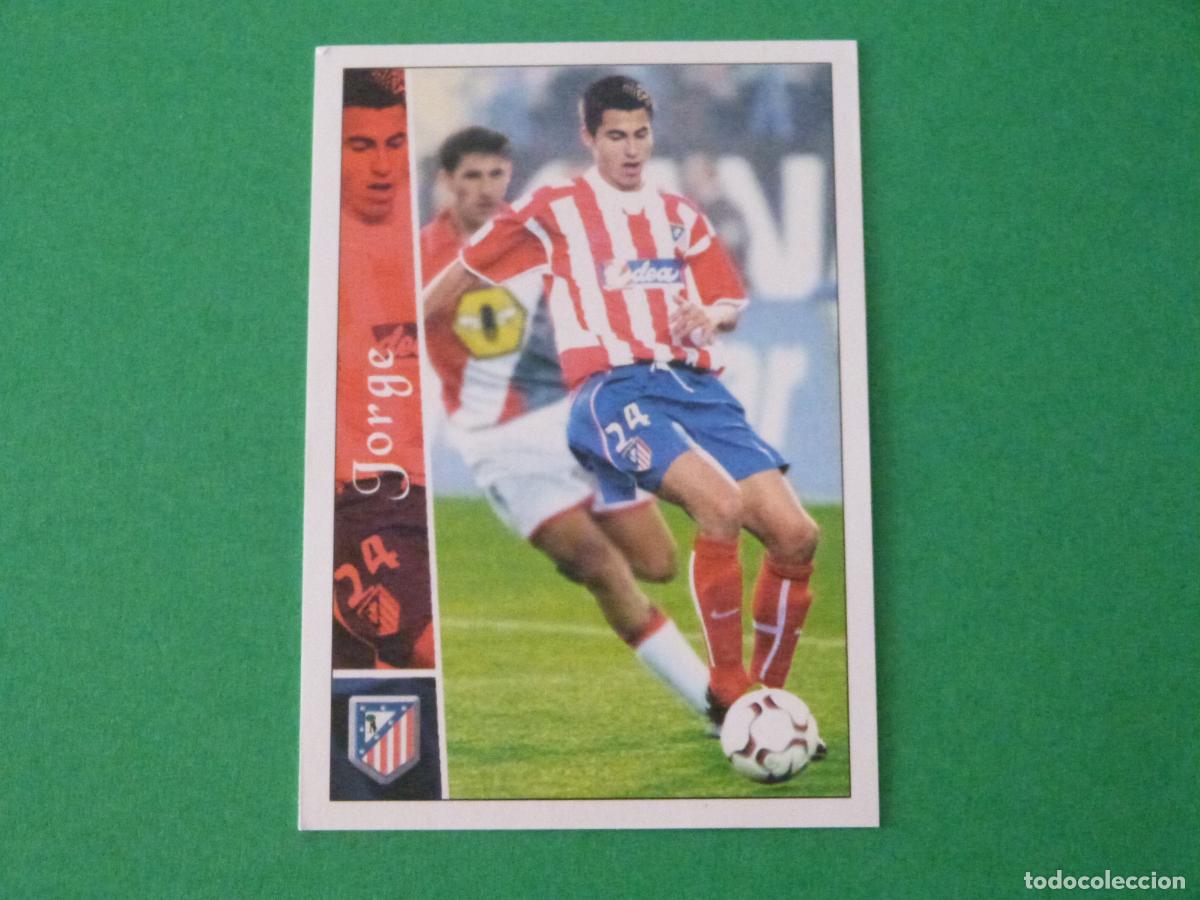 Cromos de F&uacute;tbol: TRADING CARD FUTBOL JORGE ATLETICO DE MADRID N&ordm; 648 + FICHAS LIGA MUNDICROMO 2002-2003/02-03