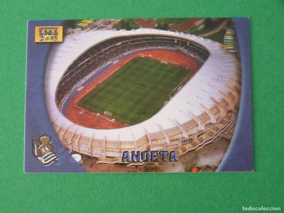 Figurine di Calcio: TRADING CARD FUTBOL ESTADIO REAL SOCIEDAD N&ordm; 326 FICHAS LIGA MUNDICROMO 2002-2003/02-03