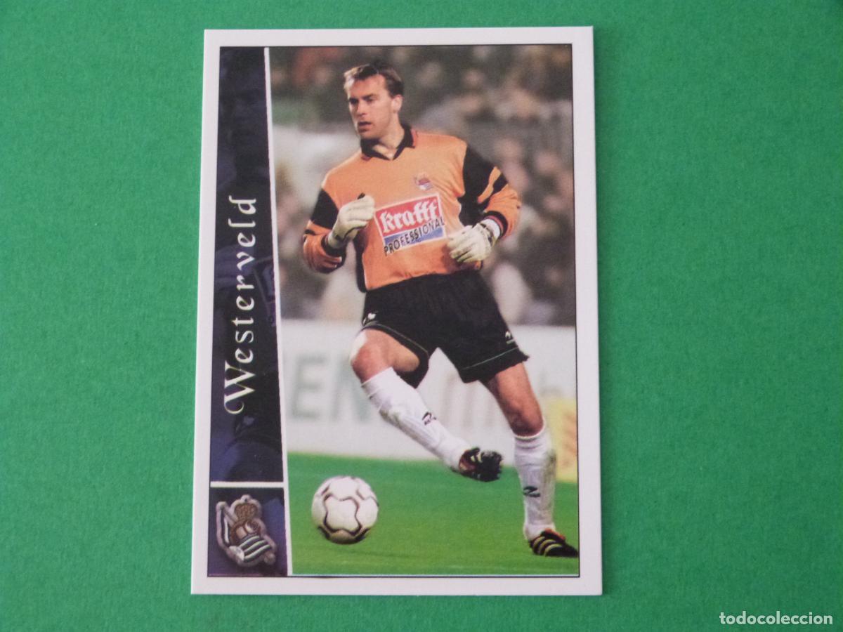Figurine di Calcio: TRADING CARD FUTBOL WESTERVELD REAL SOCIEDAD N&ordm; 329 FICHAS LIGA MUNDICROMO 2002-2003/02-03