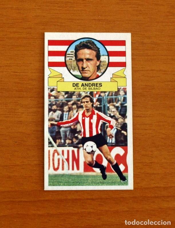 Figurine di Calcio: Athletic de Bilbao - De Andr&eacute;s - Ediciones Este Liga 1985-1986, 85-86 - Nunca pegado