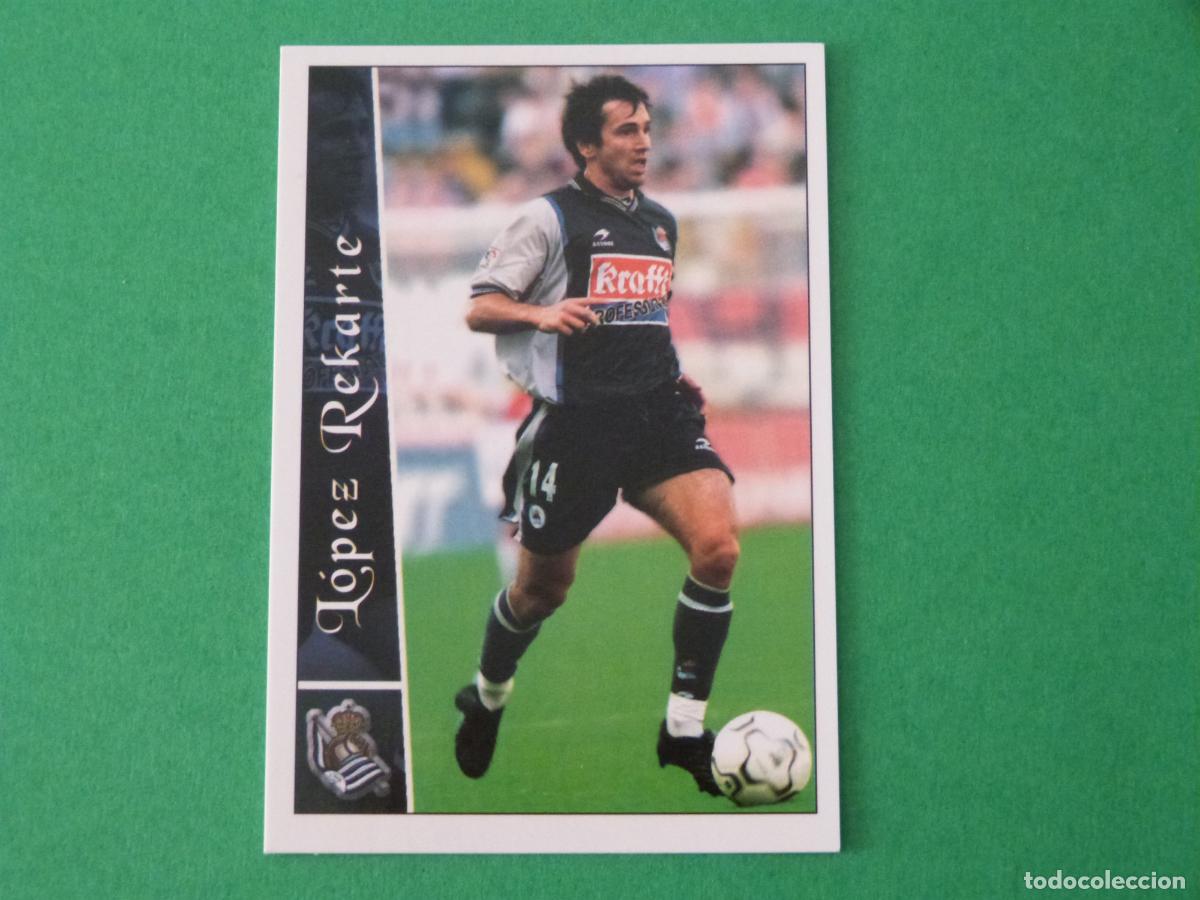 Figurine di Calcio: TRADING CARD FUTBOL LOPEZ REKARTE REAL SOCIEDAD N&ordm; 330 FICHAS LIGA MUNDICROMO 2002-2003/02-03