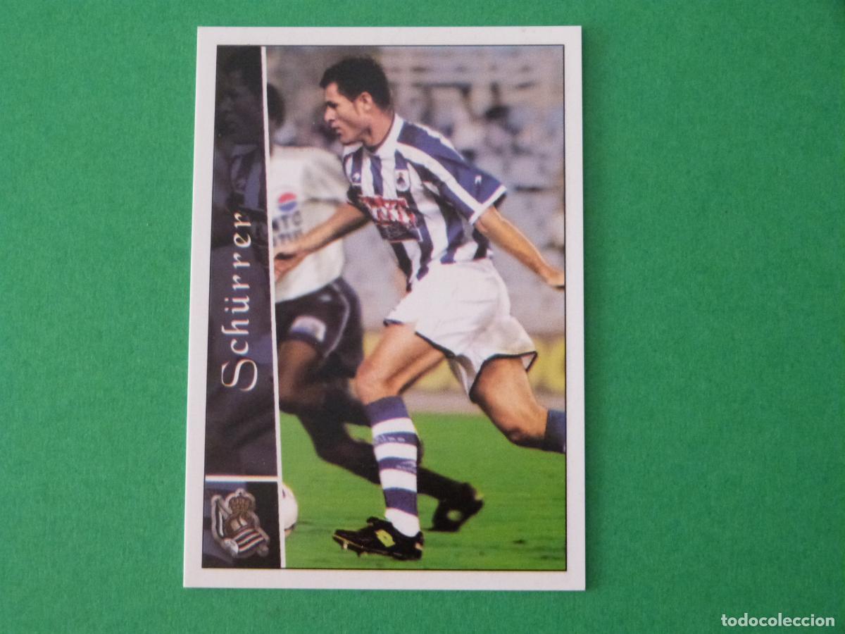 Figurine di Calcio: TRADING CARD FUTBOL SCHURRER REAL SOCIEDAD N&ordm; 331 FICHAS LIGA MUNDICROMO 2002-2003/02-03