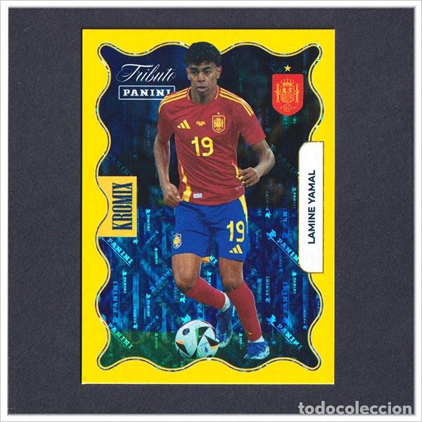 Figurine di Calcio: TRIBUTO SELECCI&Oacute;N ESPA&Ntilde;OLA 2010 2026 PANINI LAMINE YAMAL KROMIX GOLD KO79 79 ESPA&Ntilde;A LIGA MUNDIAL