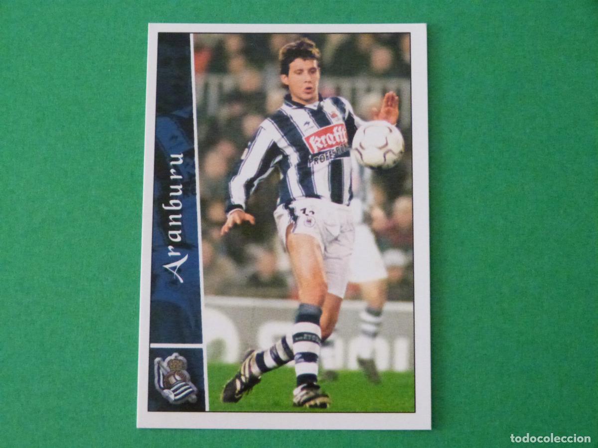 Figurine di Calcio: TRADING CARD FUTBOL ARAMBURU REAL SOCIEDAD N&ordm; 336 FICHAS LIGA MUNDICROMO 2002-2003/02-03