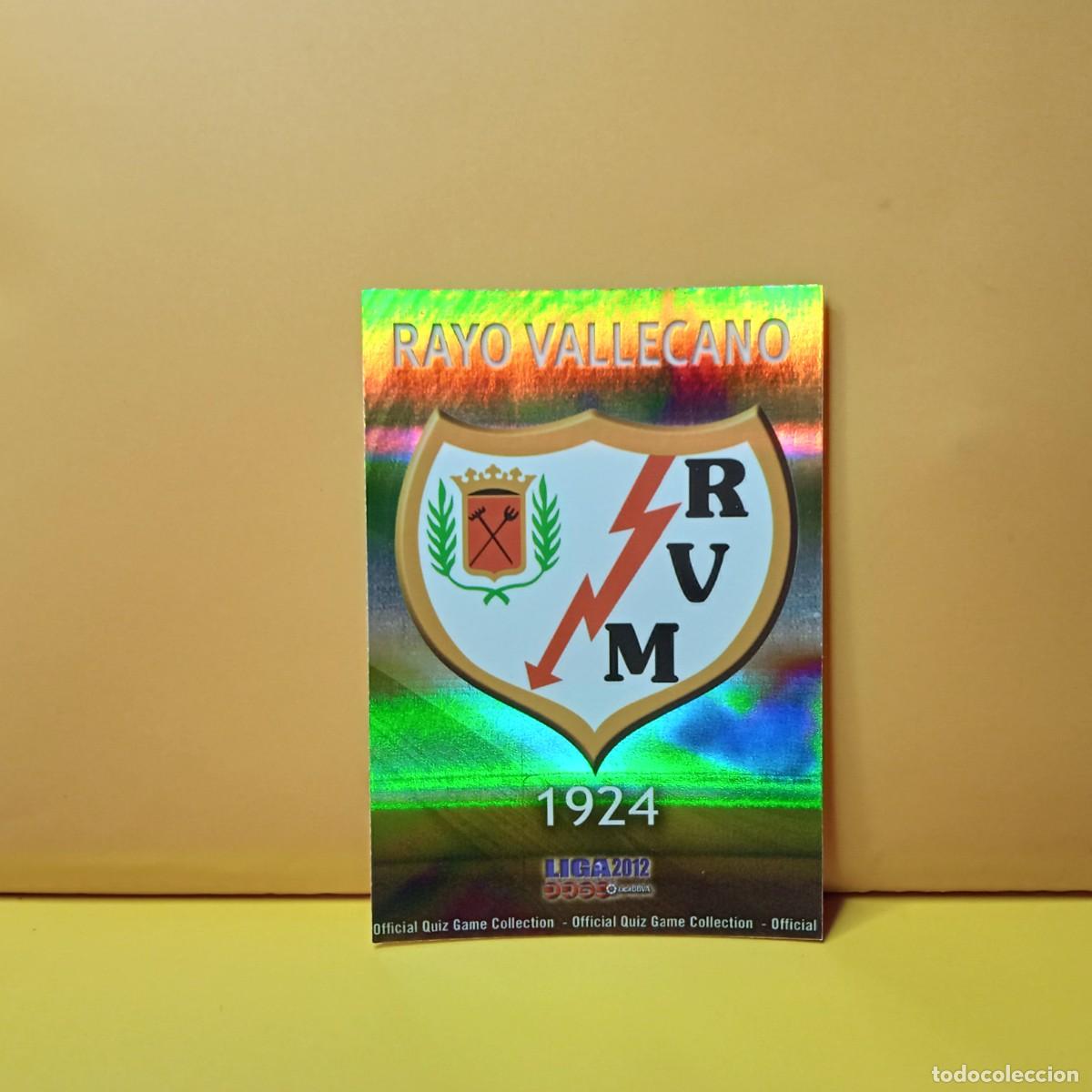 Cromos de F&uacute;tbol: MUNDICROMO 2011 2012 11 12 BRILLO RAYAS ESCUDO RAYO VALLECANO 487