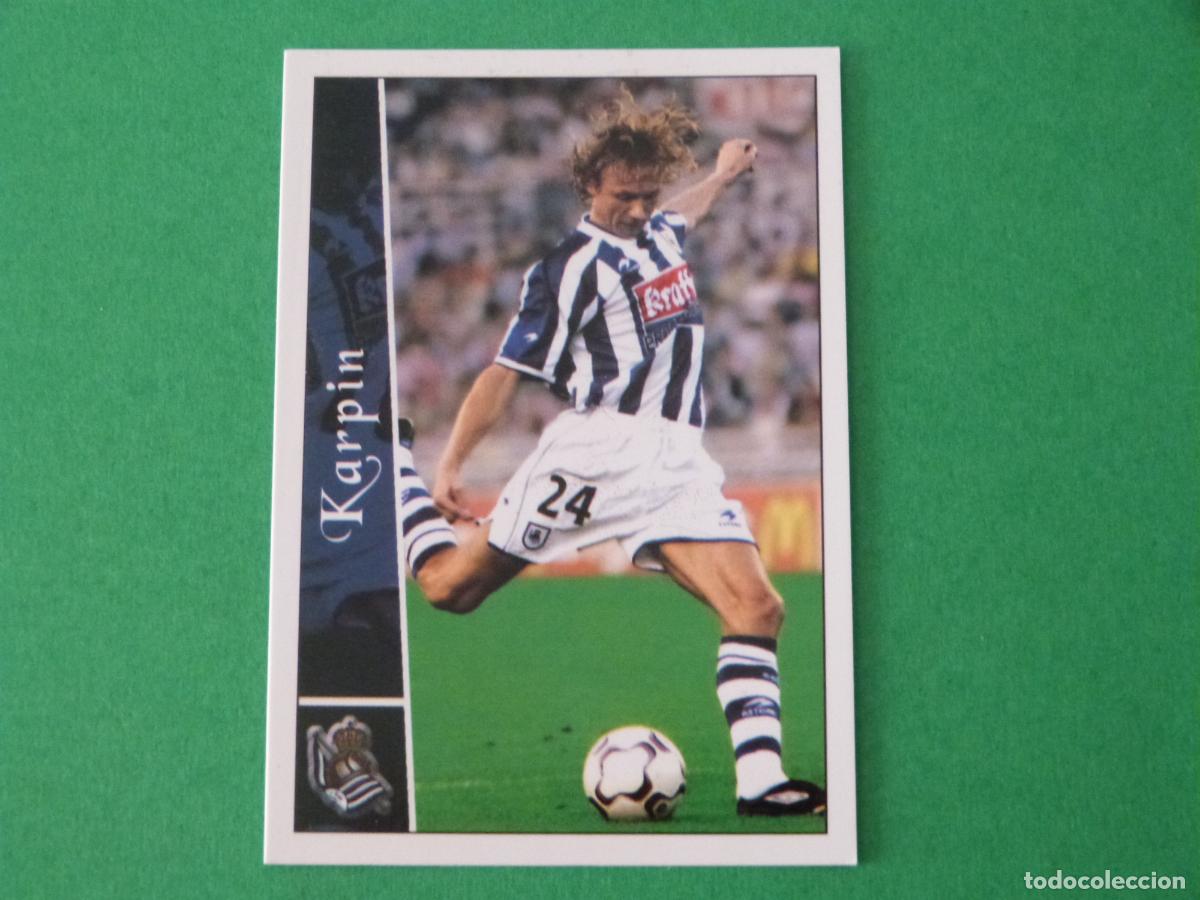 Cartes &agrave; collectionner de Football: TRADING CARD FUTBOL KARPIN REAL SOCIEDAD N&ordm; 347 FICHAS LIGA MUNDICROMO 2002-2003/02-03