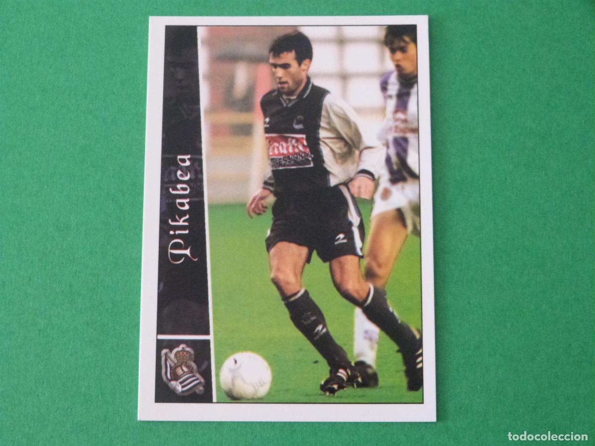 Figurine di Calcio: TRADING CARD FUTBOL PIKABEA REAL SOCIEDAD N&ordm; 348 FICHAS LIGA MUNDICROMO 2002-2003/02-03