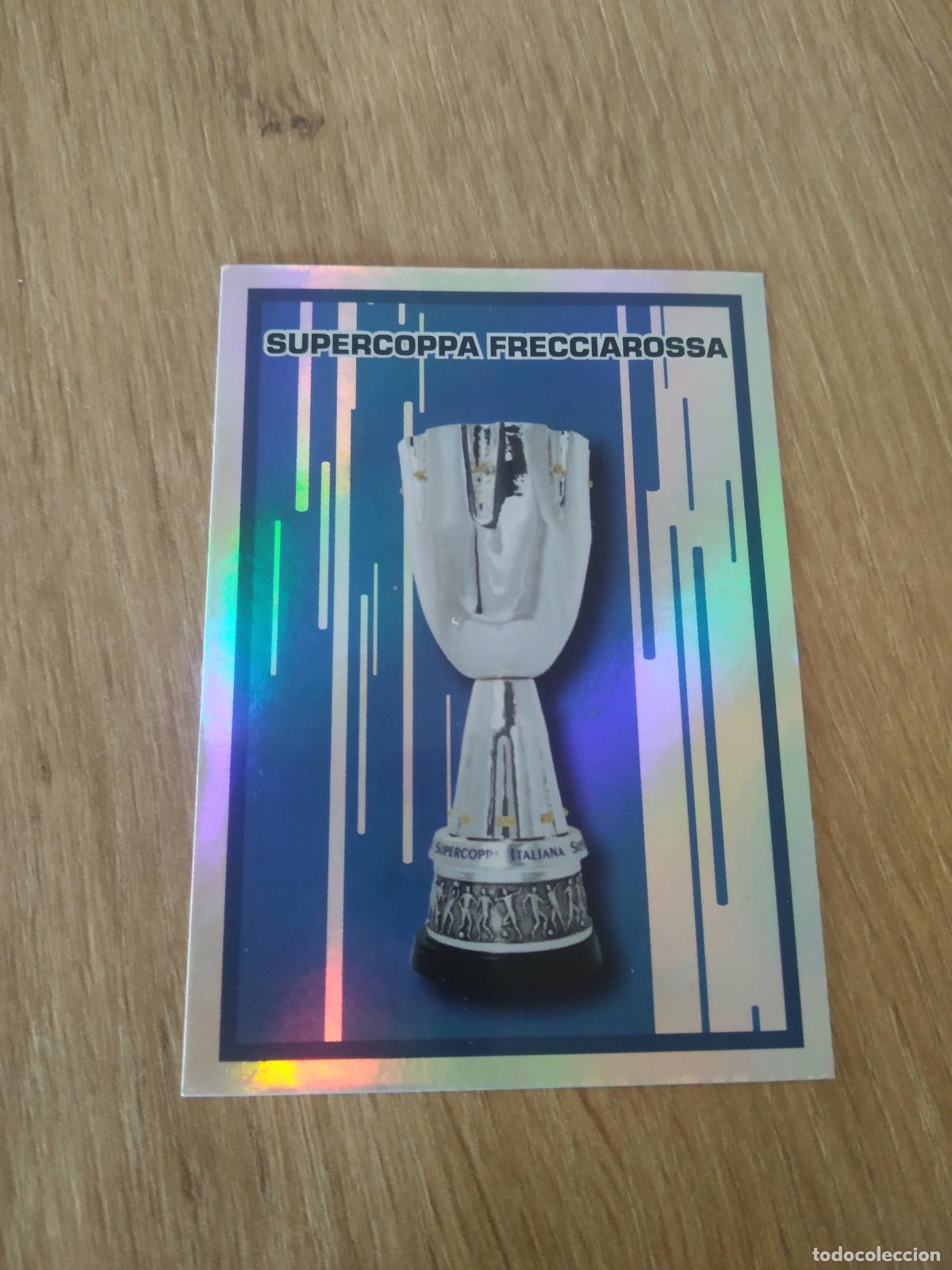 Figurine di Calcio: 4 SUPERCOPPA FRECCIAROSSA CROMO FUTBOL PANINI LIGA ITALIA 21-22 CALCIATORI 2021-2022 SERIE A