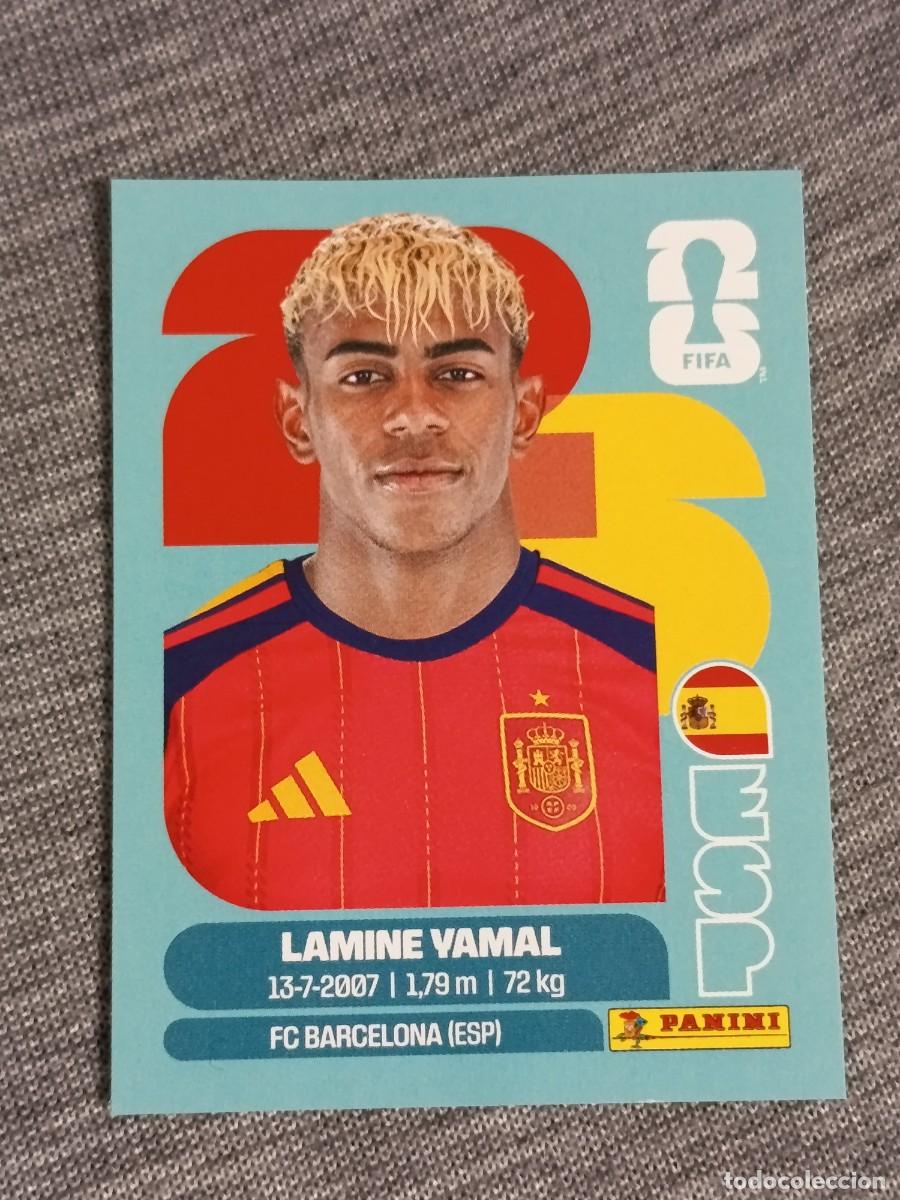 Figurine di Calcio: LAMINE YAMAL ESP 15 STICKER MUNDIAL 2026 PANINI FIFA WORLD CUP NUEVO