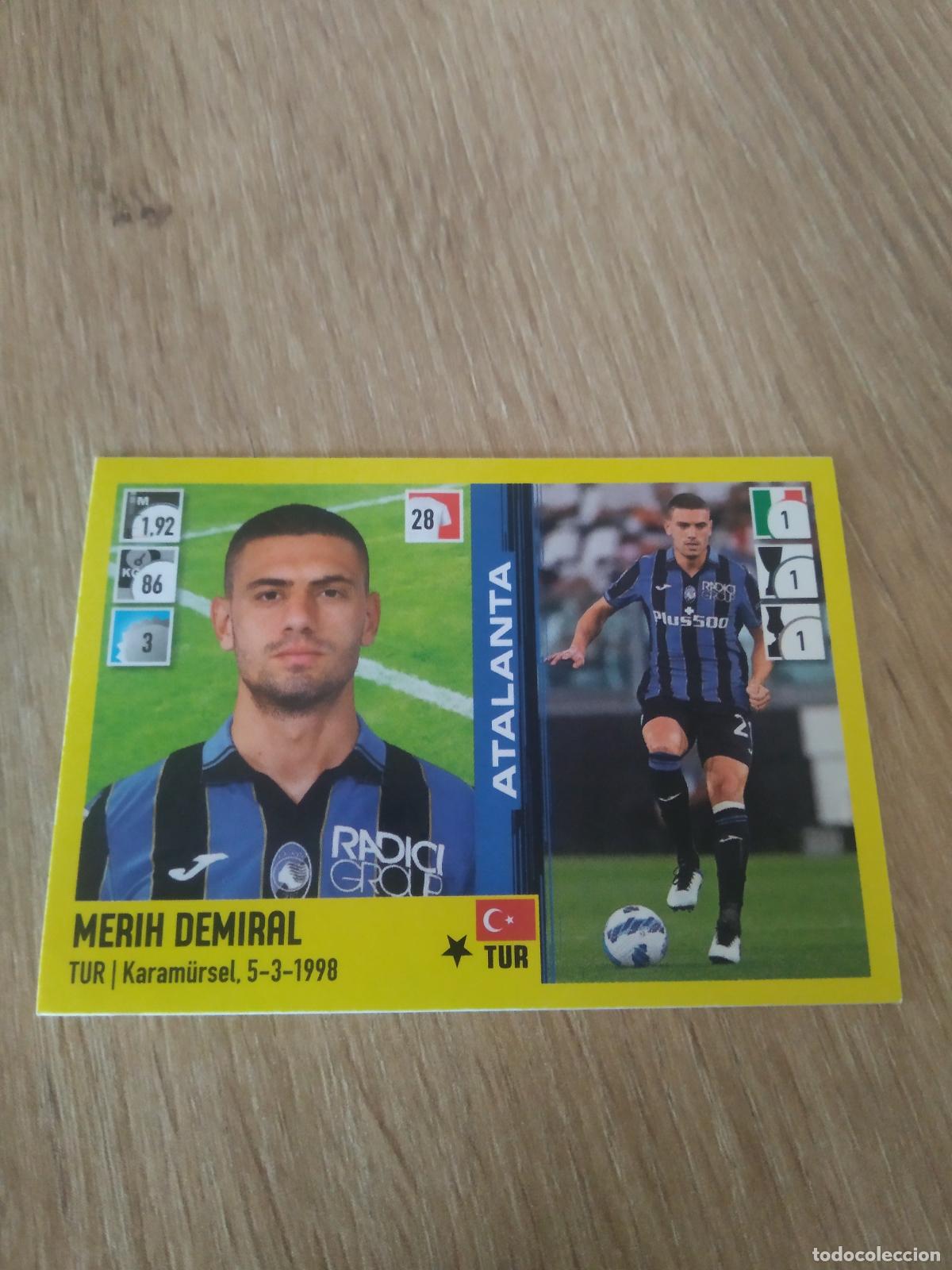 Figurine di Calcio: 13 MERIH DEMIRAL ATALANTA CROMO FUTBOL PANINI LIGA ITALIA 21-22 CALCIATORI 2021-2022 SERIE A
