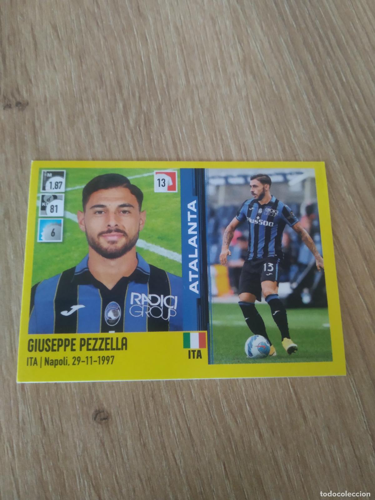 Figurine di Calcio: 16 GIUSEPPE PEZZELLA ATALANTA CROMO FUTBOL PANINI LIGA ITALIA 21-22 CALCIATORI 2021-2022 SERIE A