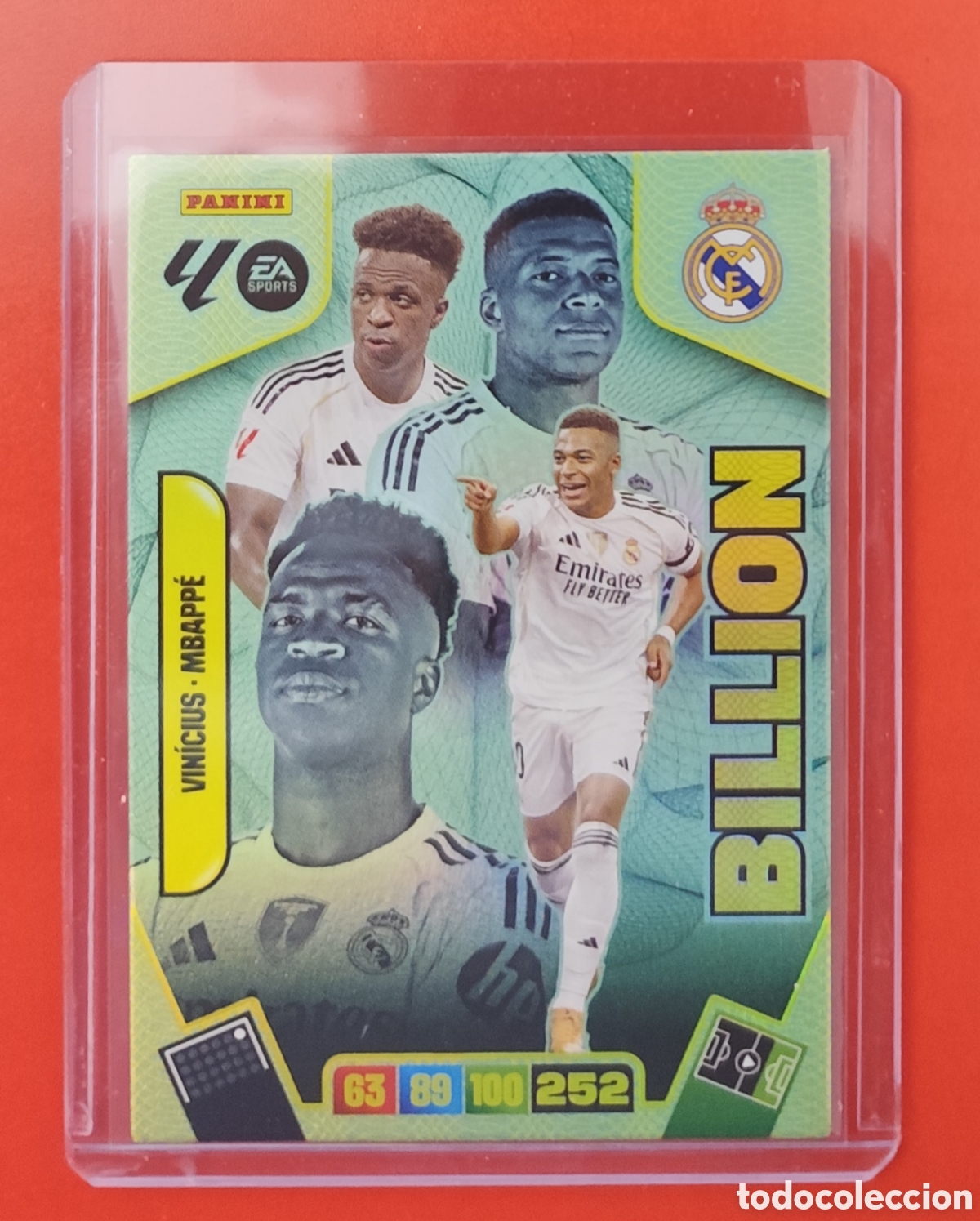Cromos de F&uacute;tbol: LIGA ADRENALYN XL 2025 2026 BILLION VINICIUS MBAPPE 25 26