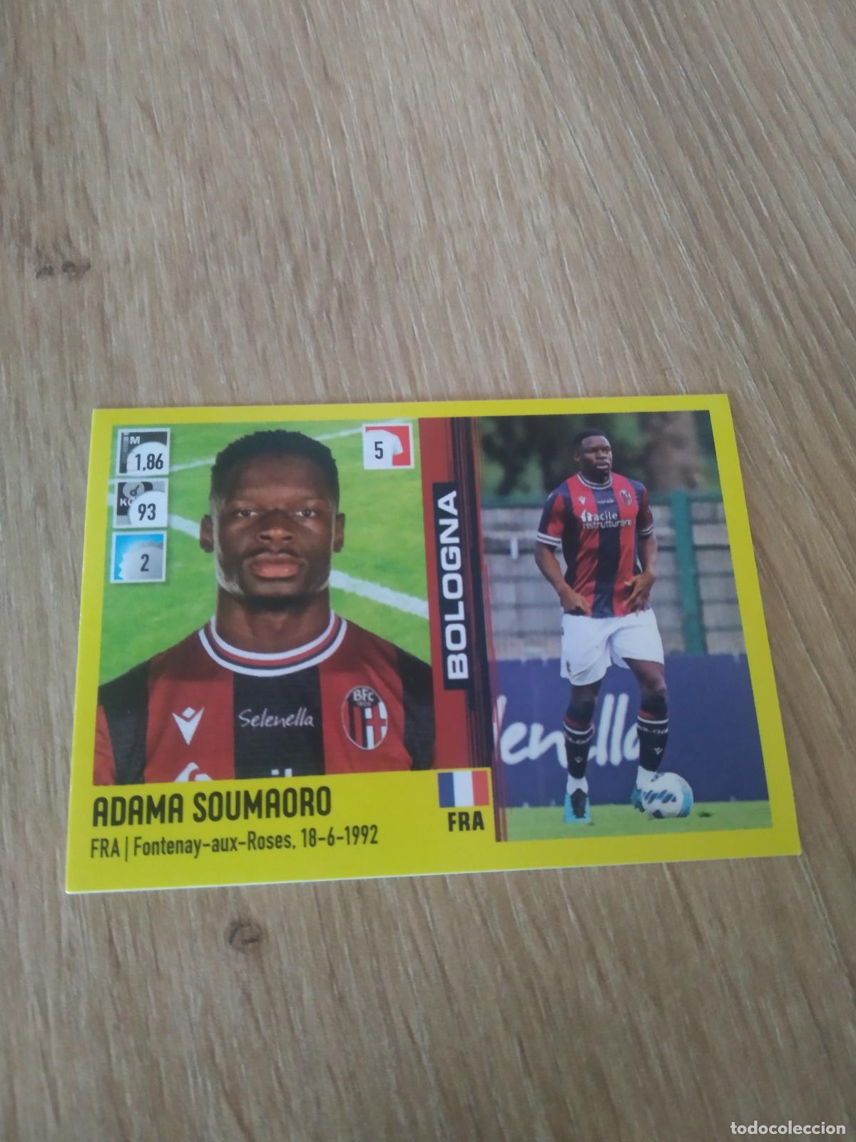 Fu&szlig;ball-Sticker: 34 ADAMA SOUMAORO BOLOGNA CROMO FUTBOL PANINI LIGA ITALIA 21-22 CALCIATORI 2021-2022 SERIE A