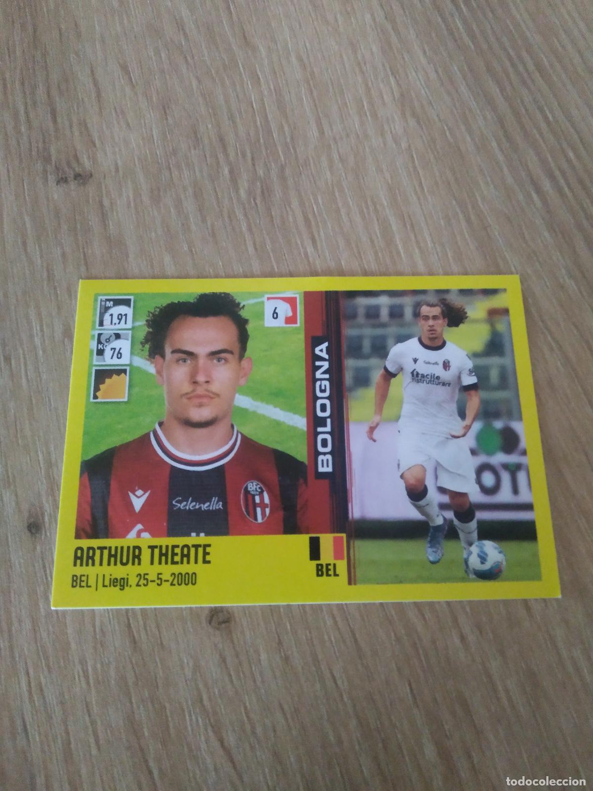 Figurine di Calcio: 40 ARTHUR THEATE BOLOGNA CROMO FUTBOL PANINI LIGA ITALIA 21-22 CALCIATORI 2021-2022 SERIE A