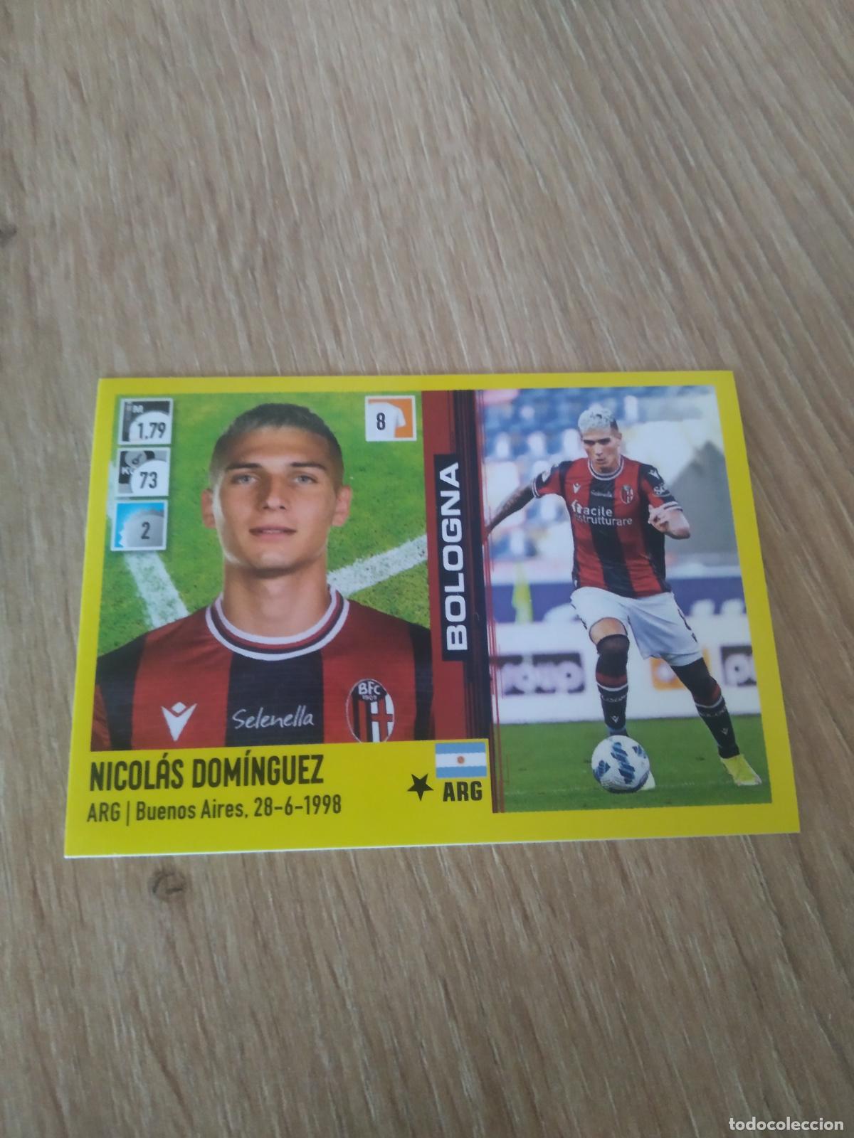 Cromos de F&uacute;tbol: 48 NICOLAS DOMINGUEZ BOLOGNA CROMO FUTBOL PANINI LIGA ITALIA 21-22 CALCIATORI 2021-2022 SERIE A